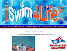 Tablet Screenshot of iswim4life.com